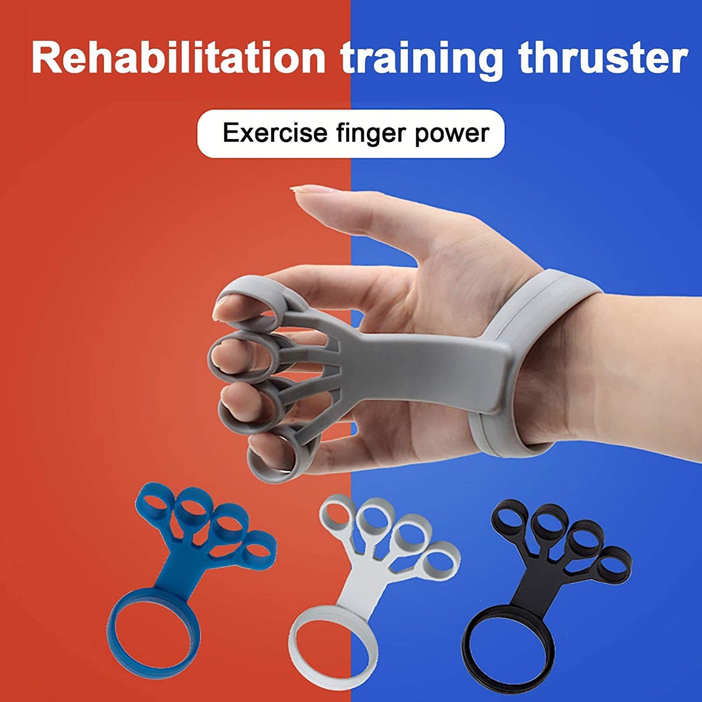 Silicone Grip Device Finger Exercise And Stretcher